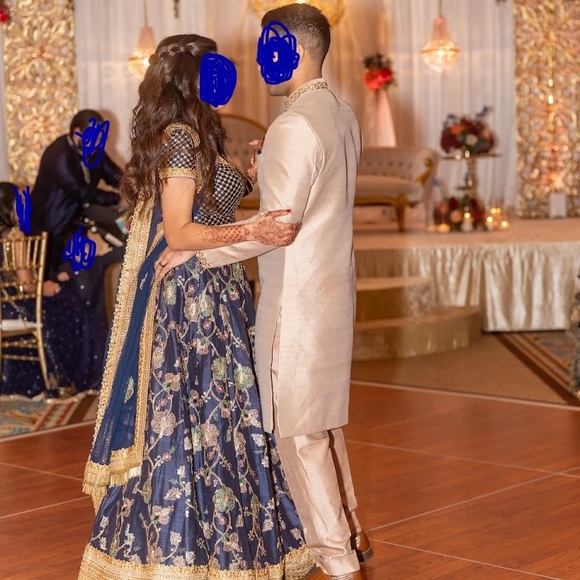 Shymal and Bhumika Inspired Raw Silk Indian Lehenga by designer Saniya Fashions - Picture 8 of 14